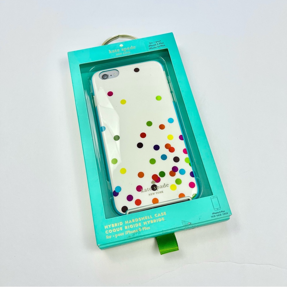 Kate Spade IPhone 6 Plus Hybrid Hardshell Dot Print Case